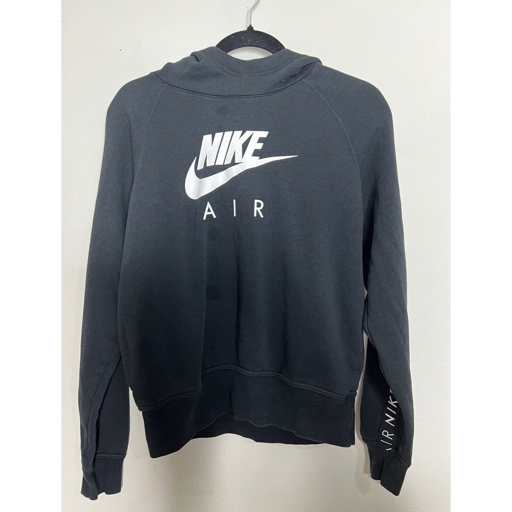Vintage NIKE Air Hooded hoodie Vintage Early 2000's Y2K medium cotton blend